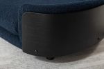 Scandinavian style Elevated Dog Bed Pet Sofa With Solid Wood legs and Black Bent Wood Back, Cashmere Cushion,Large Size